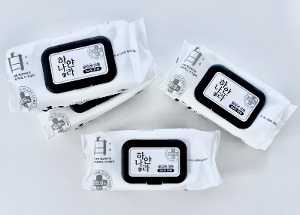 하얀나라 청소포 대형물티슈 30매 10팩 MielMall자체브랜드